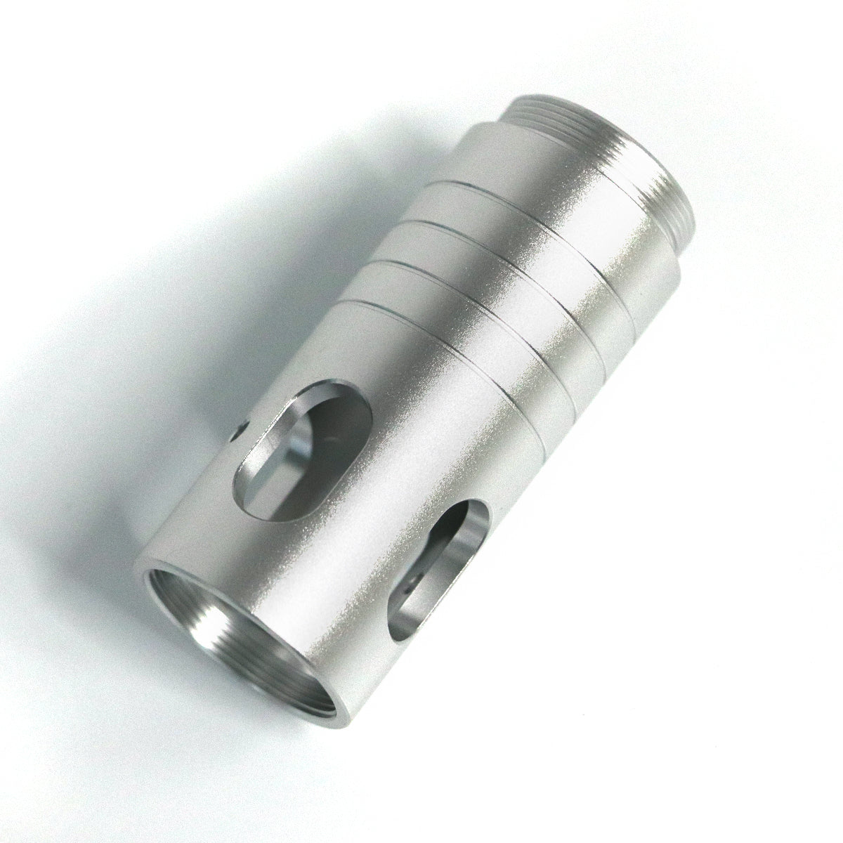 Vented Emitter Section in silver