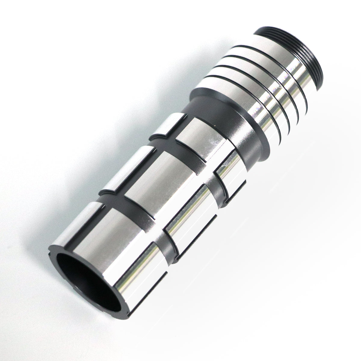 Banded Grip Section in silver