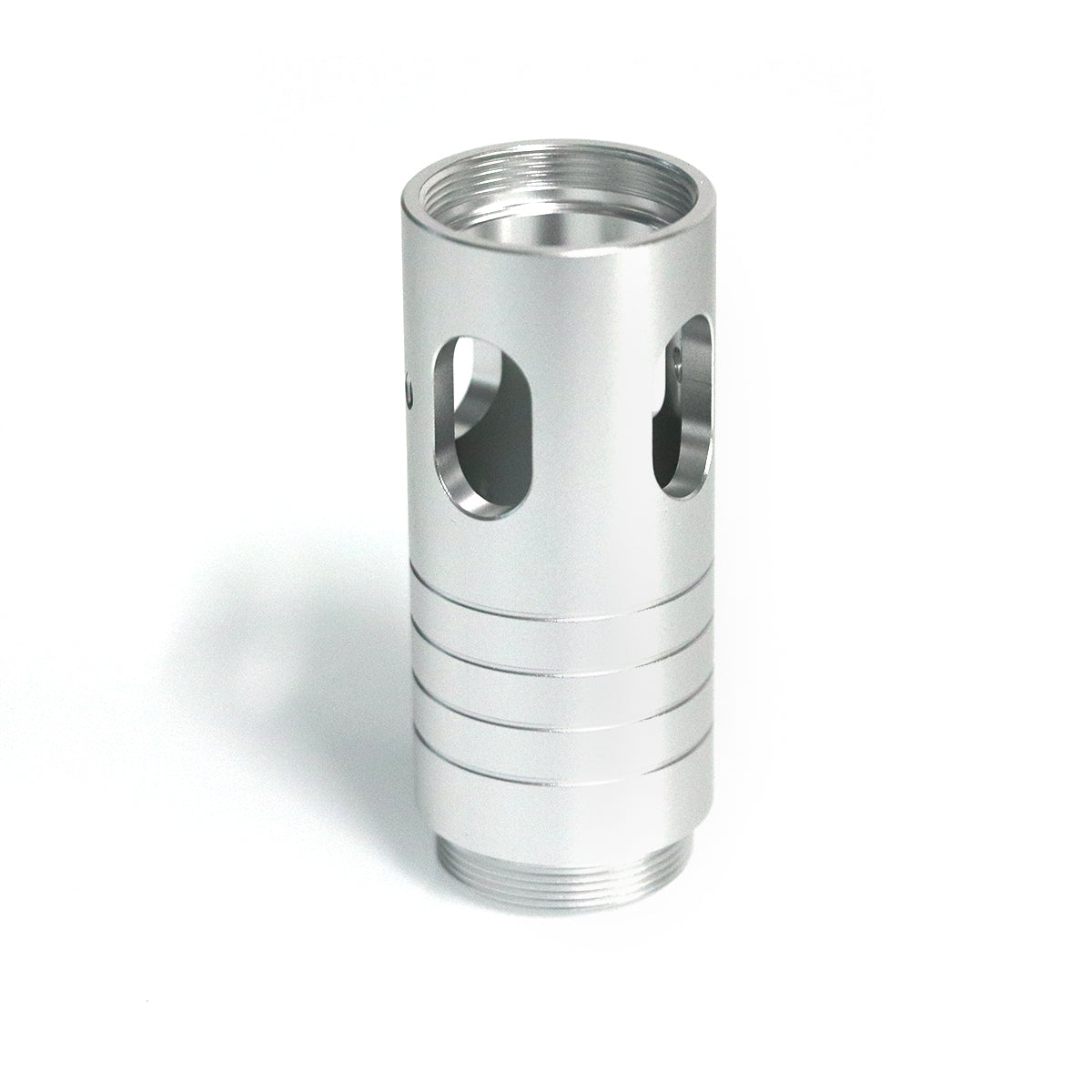 Vented emitter section, detail view