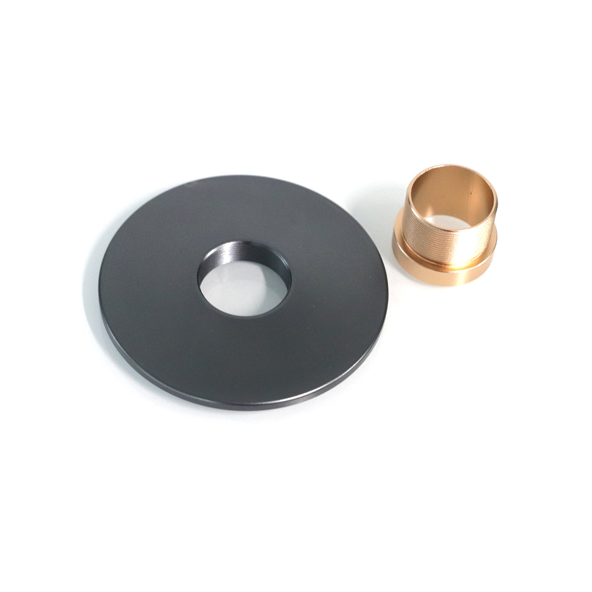 Guard Disc with Brass Collar in grey